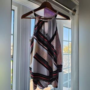 WHBM multicolored tank blouse